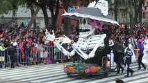 Mexico City comes alive with Day of the Dead parade