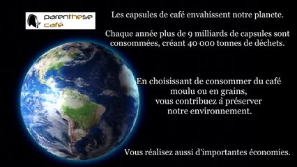 Préservez la planète avec les machines à café Parenthese Café