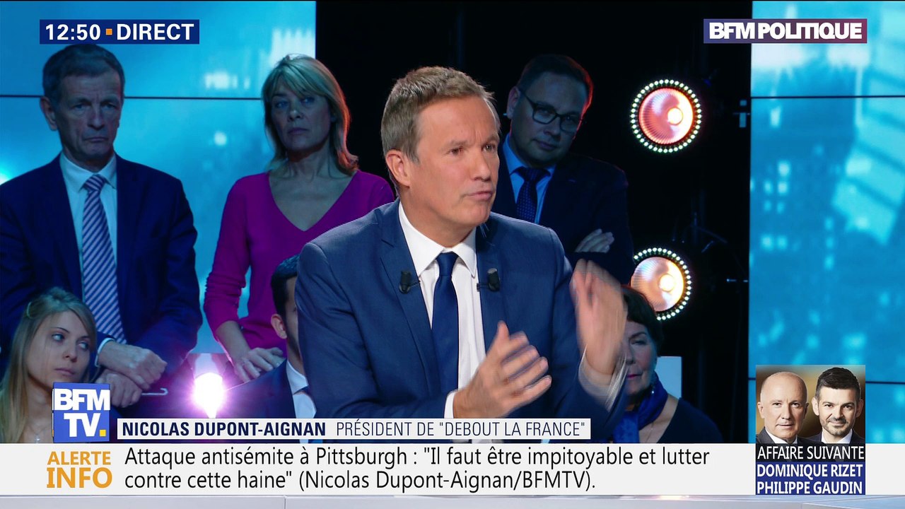Le mot de la fin: "Je veux qu'on remette l'Europe sur ses pieds", Nicolas Dupont-Aignan