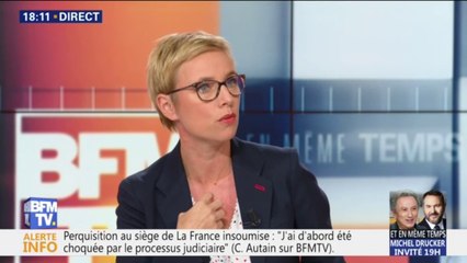 Descargar video: Perquisition au siège de La France insoumise: Clémentine Autain a 