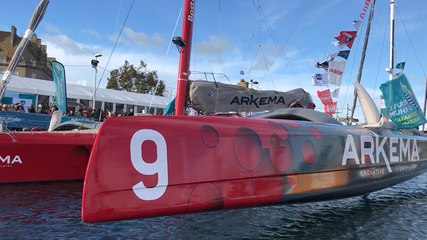 Route du Rhum. Promenade sur l'eau à la découverte des bateaux