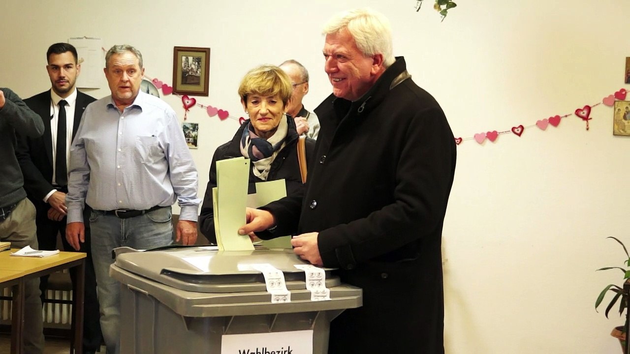 CDU trotz Verlusten stärkste Kraft in Hessen - SPD stürzt ab
