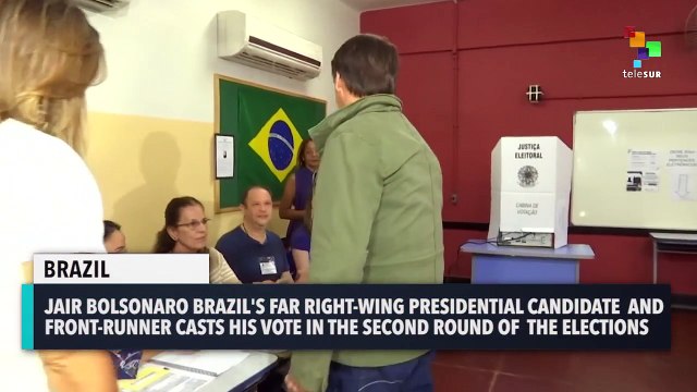 Brazil Decides: Jair Bolsonaro Votes in Presidential Election