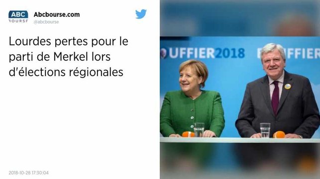 Élections dans la Hesse. Nouveau revers pour Angela Merkel et la CDU