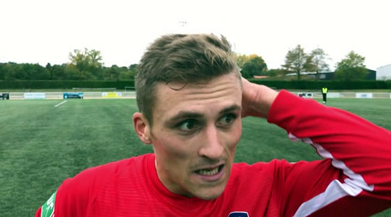 Coupe de France – Corentin VOITOT réagit après l’élimination de l’AS MISERIEUX-TREVOUX contre le CHASSIEU-DECINES FC