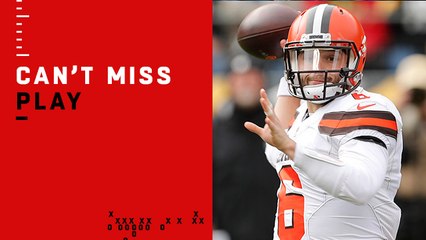 Can't-Miss Play: Mayfield spins out of TWO sacks, throws dime to Landry