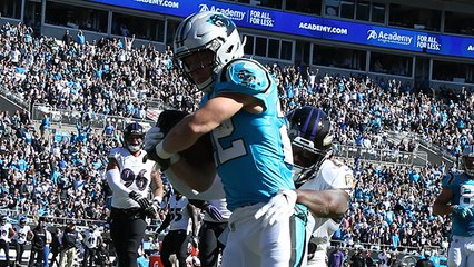 McCaffrey gets Panthers on the board with 11-yard TD