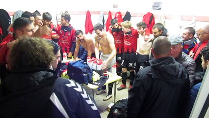 Download Video: D1 : joie dans les vestiaires muratais après leur victoire 1 - 0 face à Stade Riomois le 28/10/2018