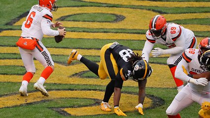 Browns' end-zone penalty gives Steelers safety