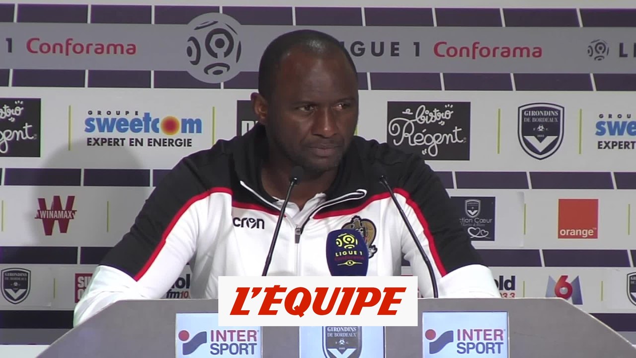 Vieira « Les trois points, on ne les a pas volés » - Foot - L1 - Nice