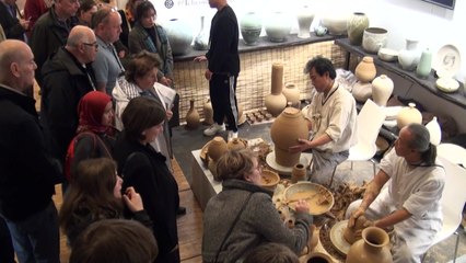 루브르에서 한국 도자기 시연...프랑스 영부인도 감탄 / YTN