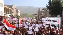 مظاهرات في اليمن ضد التحالف السعودي الإماراتي