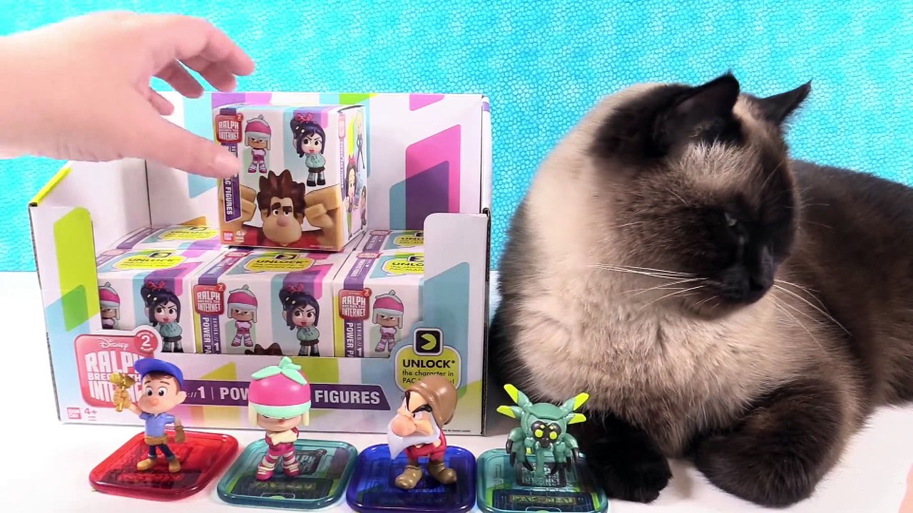 Disney Wreck It Ralph Breaks The Internet Movie Power Pac Figures Unboxing _ PSToyReviews