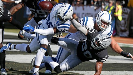 Rogers pushes through defenders for two-point conversion