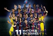 11 matches / 11 victoires