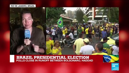 Brazil elections: "It''s extremely celebratory in front of Bolsonaro''s appartment, fireworks are going off"