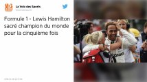 Formule 1. Hamilton décroche son cinquième titre mondial, Verstappen remporte le GP du Mexique
