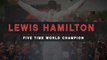 Lewis Hamilton's five F1 championships