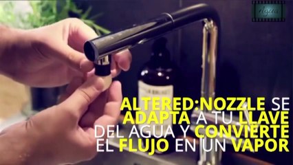 Atahualpa Fernandez te muestra la boquilla ahorradora