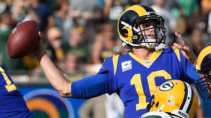 Goff throws perfect pass to Woods for first down
