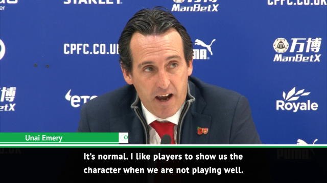 I like players to show character - Emery on Ozil