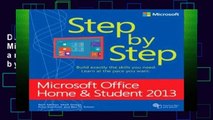 D.O.W.N.L.O.A.D [P.D.F] Microsoft Office Home and Student 2013 Step by Step (Step by Step