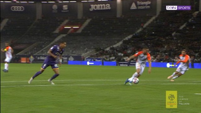 Delort doubles the lead for Montpellier with a powerful strike