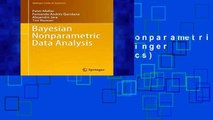 [P.D.F] Bayesian Nonparametric Data Analysis (Springer Series in Statistics) [P.D.F]