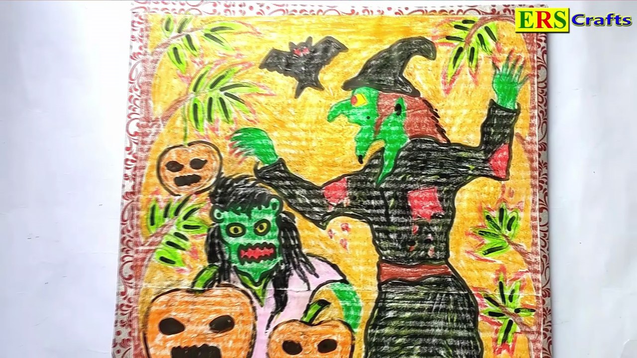 Halloween Art !! Halloween Decorations Ideas!!!