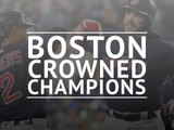 Boston Red Sox win World Series