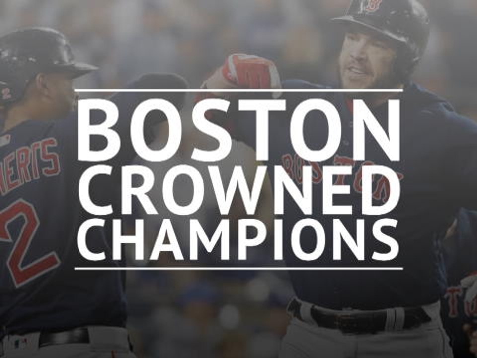 Boston Red Sox win World Series