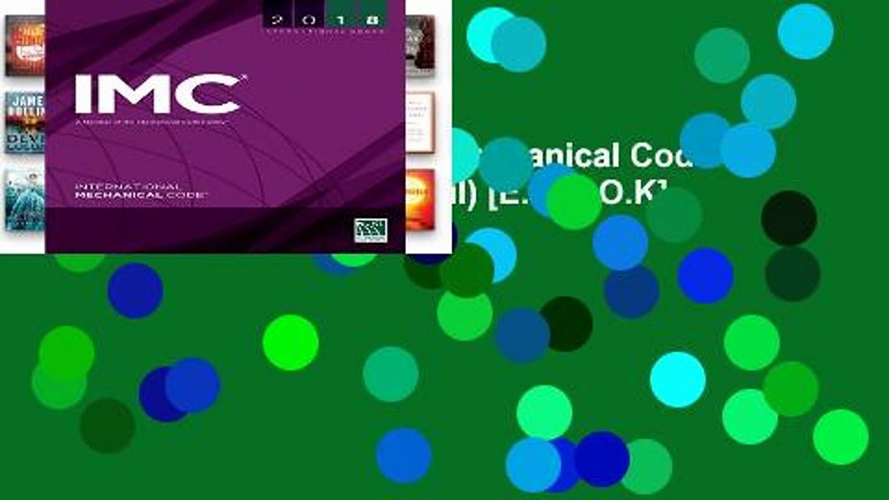 [P.D.F] 2018 International Mechanical Code (International Code Council) [E.B.O.O.K]