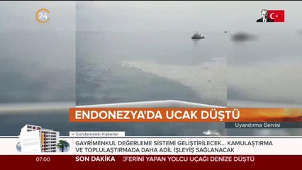 Download Video: Endonezya'da yolcu uçağı düştü