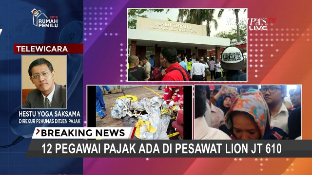 12 Pegawai Pajak Berada di Lion Air JT-610 yang Jatuh