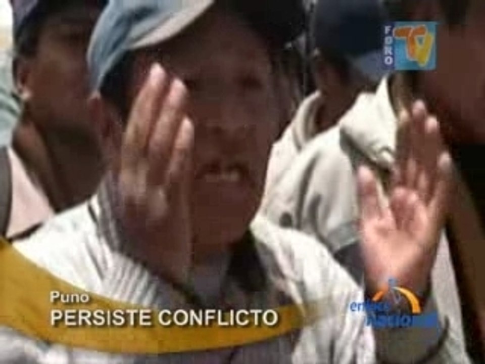 PERSISTE CONFLICTO - PUNO