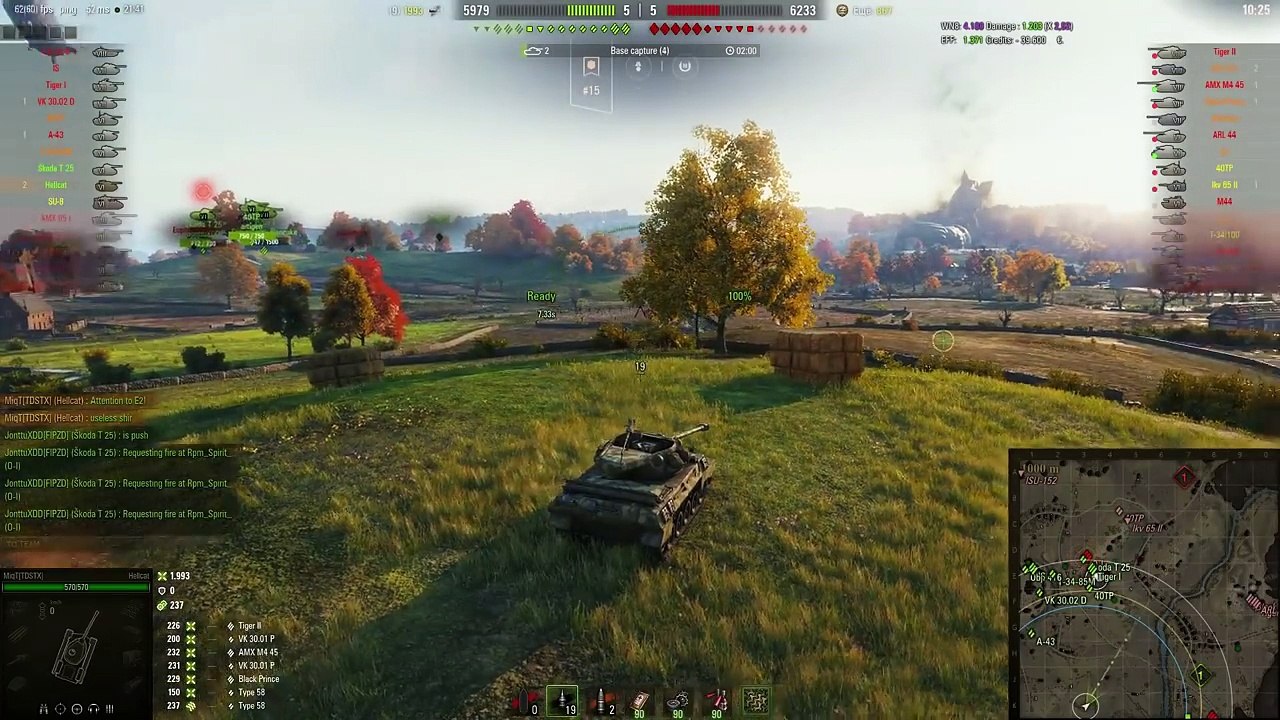 M18 Hellcat - Damage 4K 8 Kills | World Of Tanks