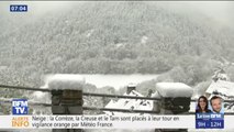 La neige a déjà fait son retour à Aulon, dans les Hauts-Pyrénées ❄