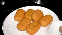 Potatoes Nuggets Recipe - Cheesy potato Nuggets - Easy Party Starter Recipe