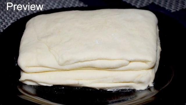 Puff Pastry Dough Recipe - Dough For Chicken Patties, Cream Roll, Bakarkhani At Home