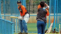 India Vs West Indies 2018,4th ODI : Dhoni Slogs It out in the nets Ahead Of 4th ODI| Oneindia Telugu