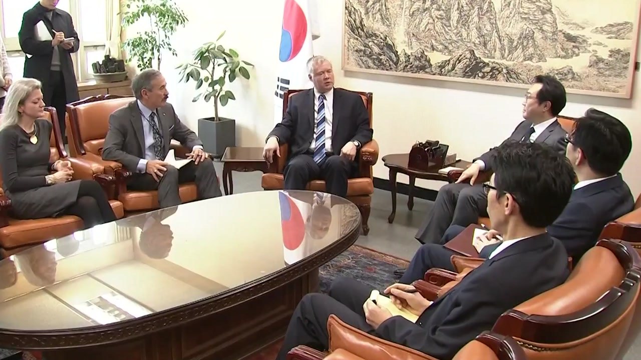 한미 북핵 대표 협의...美 대표, 내일 통일부 장관 면담 / YTN