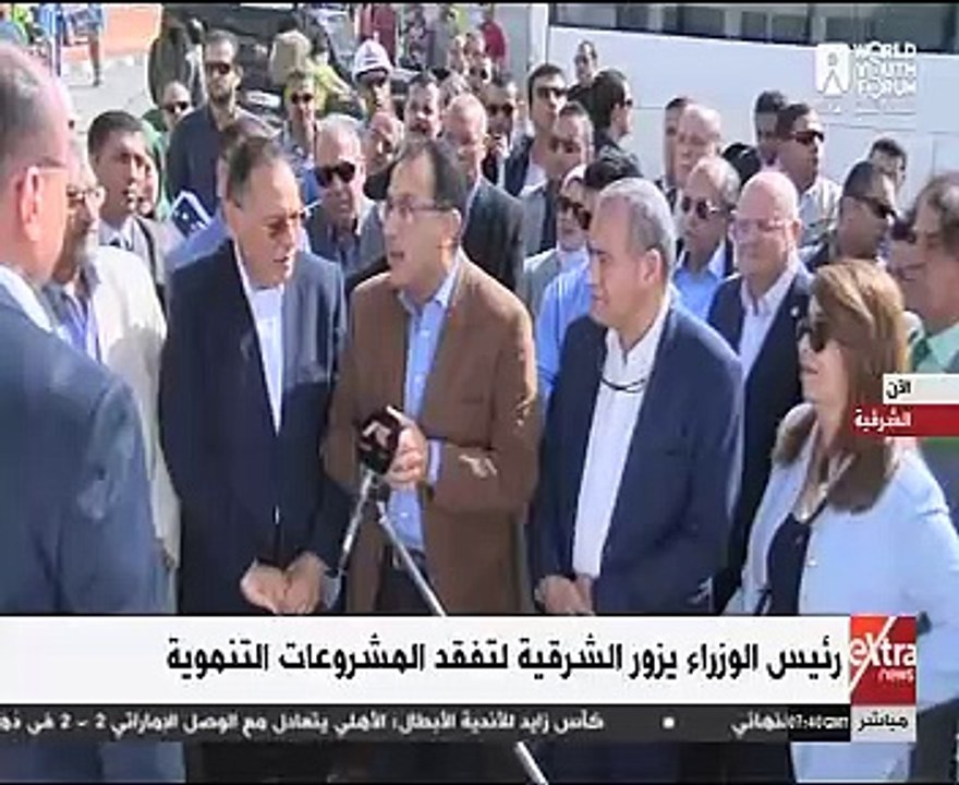 رئيس الوزراء فى الشرقية لتفقد المشروعات التنموية
