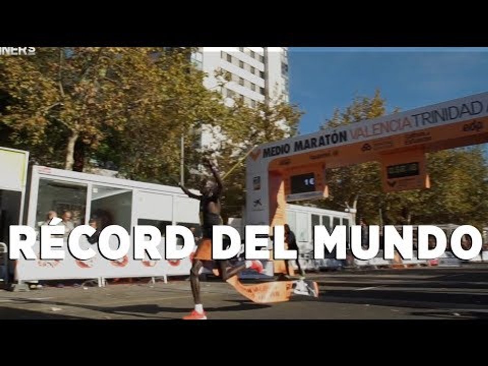 Récord del mundo en el Medio Maratón de Valencia