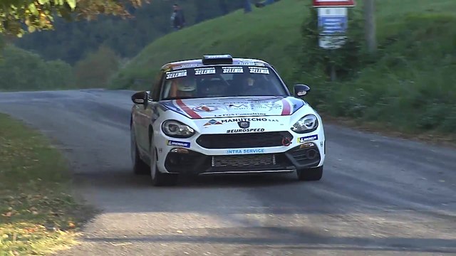 Abarth 124 rally at the Rallye du Valais 2018