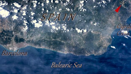 Images classées de l'Espagne depuis l'espace