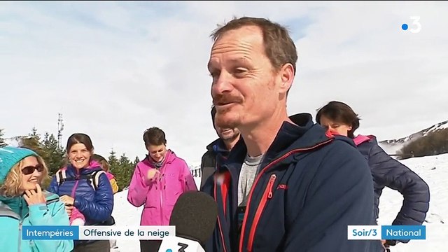 Massif central, Vosges, Pyrénées : première neige