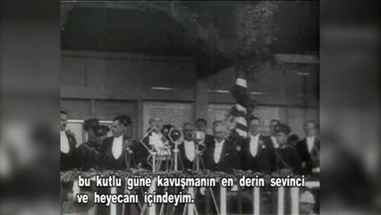 29 Ekim 1933 | Mustafa Kemal Atatürk 10. Yıl Nutku'nu okuyor