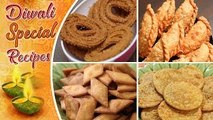 Diwali Special Snacks Recipes - Quick & Easy To Make Savoury Recipes - Farsan Recipes For Diwali