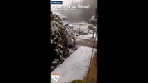 La neige est de retour : elle est tombée hier dans le Puy-de-Dôme