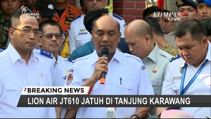 Ketua KNKT: Kami Sedang Cari "Main Wreck" Lion Air